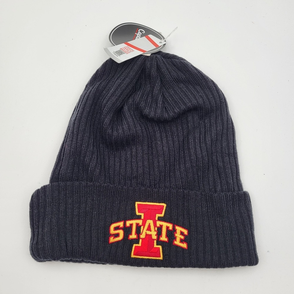 Iowa State Cyclones Captivating Cuffed Stocking Hat Beanie Black